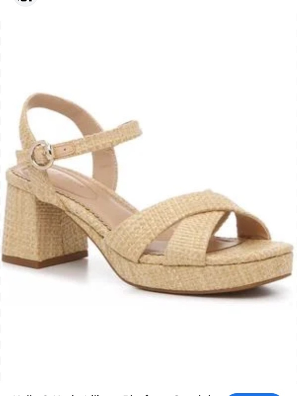 Kelly & Katie Liliena Ankle Strap Platform Sandal